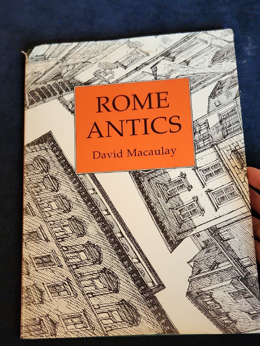 Rome Antics Decorative Book - Story Book With Handrawn Artwork In Ink